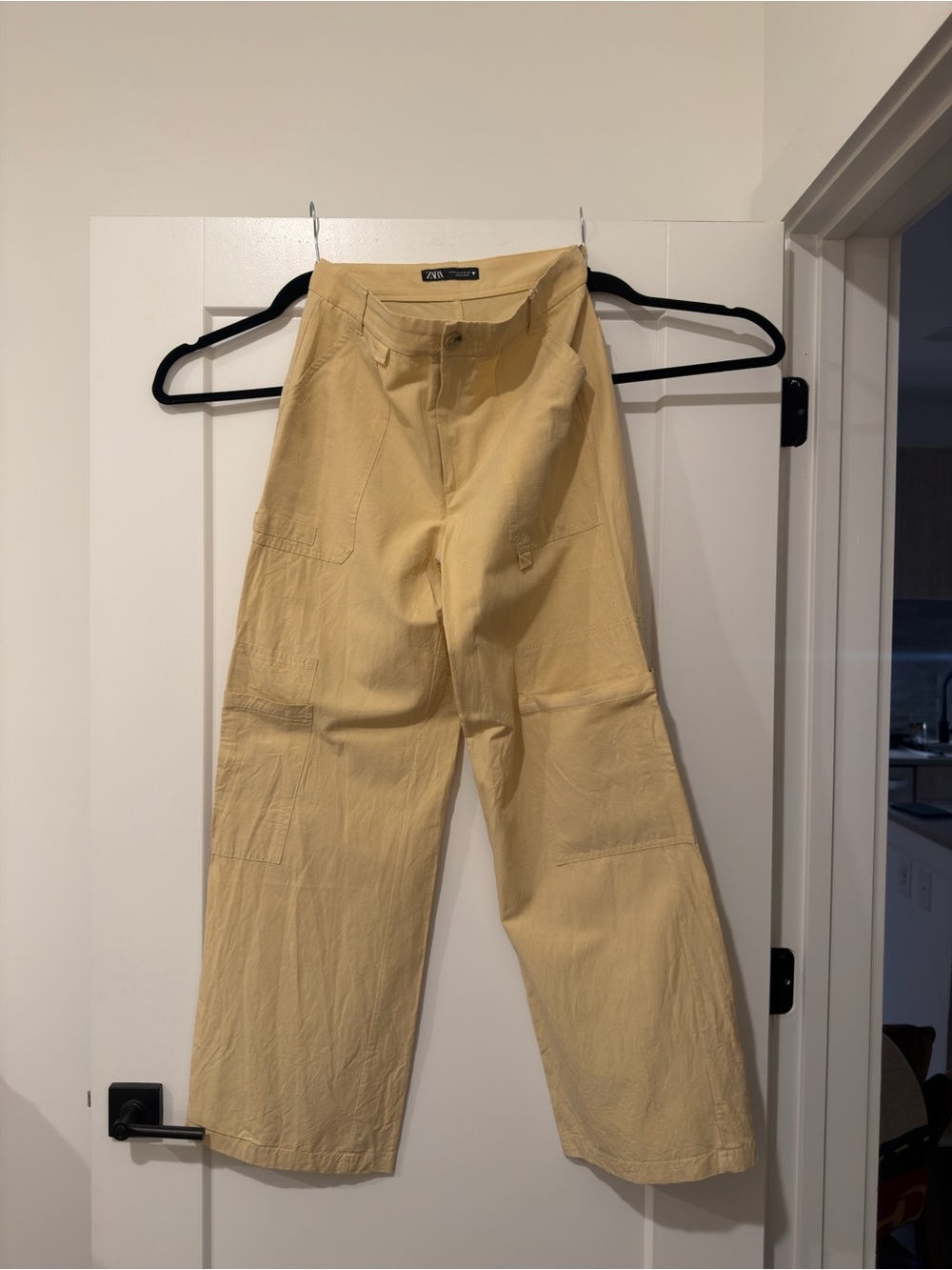 Zara Utility Pants - Yellow